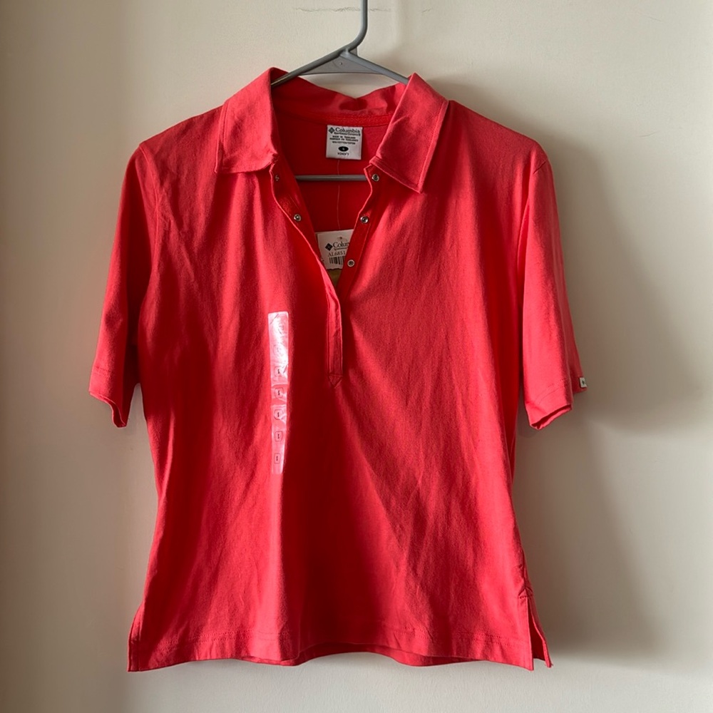NWT Columbia Cotton Active Polo Tee